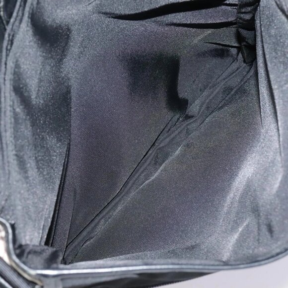 BURBERRY Nova Check Shoulder Bag Canvas Leather Beige Black Auth hk1703 - Picture 3 of 15